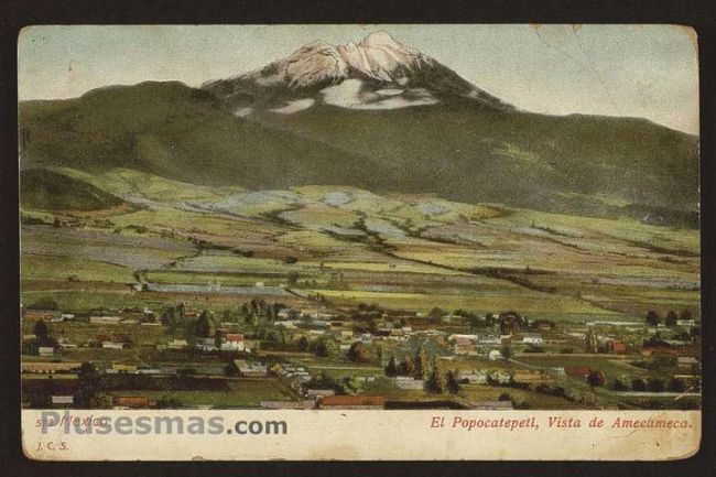 Foto antigua de POPOCATEPETL