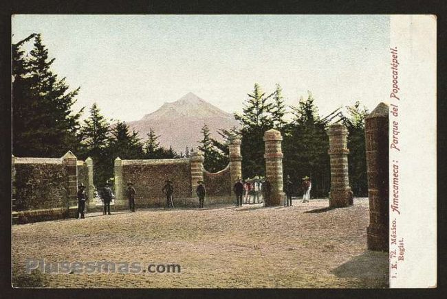 Foto antigua de POPOCATEPETL