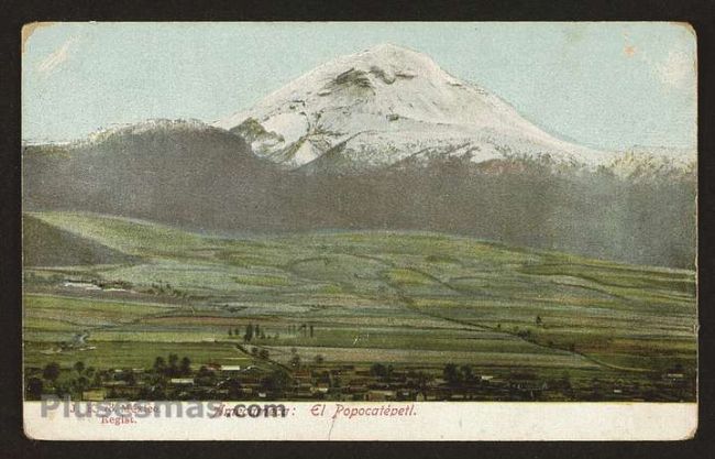 Foto antigua de POPOCATEPETL