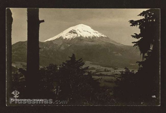 Foto antigua de POPOCATEPETL