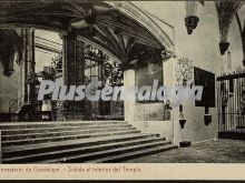 Monasterio de guadalupe - subida al interior del templo, guadalupe (cáceres)