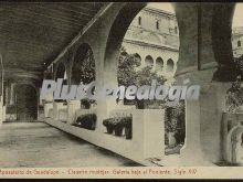 Monasterio de guadalupe - claustro mudéjar. galeria baja al poniente. siglo xiv, guadalupe (cáceres)