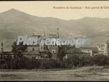 Monasterio de guadalupe - vista general del este. guadalupe (cáceres)
