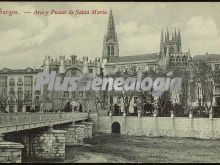 Arco y puente de santa maría de burgos