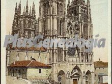 La catedral de burgos (vista vertical en color)