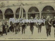 Portería del monasterio y procesión del corpillos de las huelgas de burgos