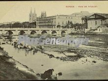 Vista del arlanzón de burgos