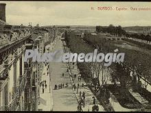 Vista panorámica del espolón de burgos