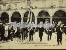 Detalle de la procesión del corpillos en el real monasterio de las huelgas de burgos