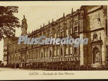 Fachada de san marcos de león