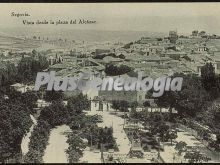 Vista de segovia desde la plaza del alcázar