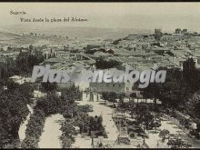 Vista de segovia desde la plaza del alcázar