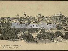 Panorama horizontal de segovia