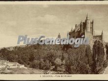 Vista del alcázar de segovia