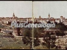 Vista panorámica en color de segovia