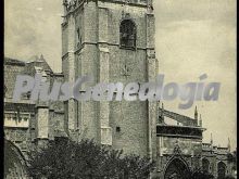 Fachada sur y torre de la catedral de palencia