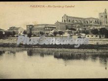 Río Carrión y Catedral de Palencia