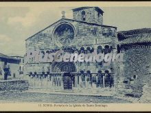 Portada de la iglesia de santo domingo de soria