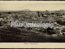 Vista general en blanco y negro de soria