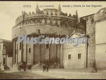 ábside y puerta de san segudo de la catedral de ávila