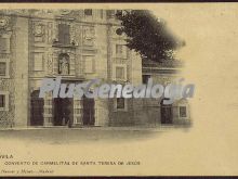 Convento de carmelitas de santa teresa de jesús de ávila