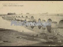 Puente sobre el río duero a su paso por toro (zamora)