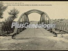 Puente metálico sobre el guarreña de toro (zamora)