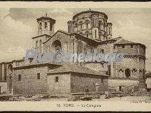 Vista completa de la iglesia de la colegiata de toro (zamora)