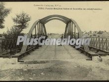 Acceso al puente metálico sobre el guareña de toro (zamora)