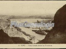 Vista tomada de toro (zamora) desde las trincheras