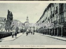Plaza de españa y calle oliveros de toro (zamora)