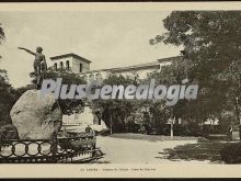 Estatua de viriato en la plaza de cánovas de zamora