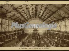 Interior del mercado de abastos de zamora