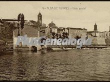 Vista parcial de alba de tormes (salamanca)