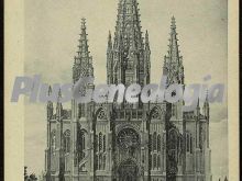 Fachada principal de la basílica a santa teresa de alba de tormes (salamanca)