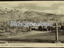 El pueblo de candelario (salamanca) desde las eras