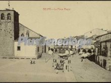 La plaza mayor de bejar (salamanca)