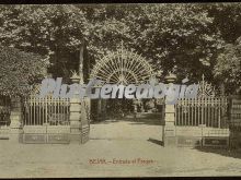 Entrada al parque de bejar (salamanca)