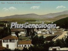 Panorama de la sierra y carretera a candelario de bejar (salamanca)