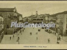 Plaza mayor de ciudad rodrigo (salamanca)