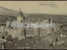 Vista del castillo de simancas (valladolid)