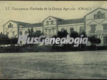 Fachada de la granja agrícola de valladolid