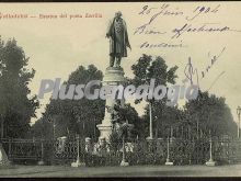 Estatua del poeta zorrilla en valladolid