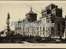 Vista diagonal de la academia de caballería de valladolid