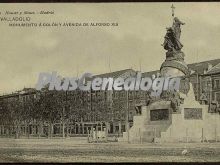 Monumeno a colón y avenida de alfons xiii de valladolid