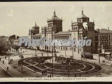 Academia de caballería en la plaza de zorrilla de valladolid