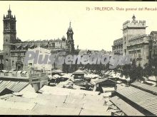 Vista general del mercado de valencia