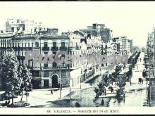 Avenida del 14 de abril de valencia