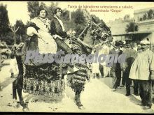 Pareja de labradores valencianos a caballo denominada