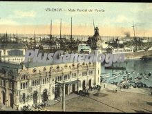 Vista parcial del puerto de valencia